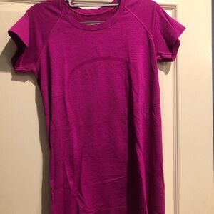 Lululemon Athletica Pink Fitted Swiftly Tech